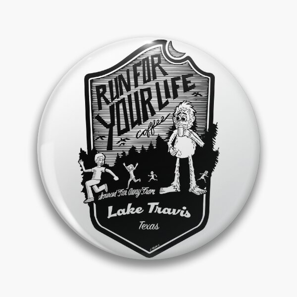 Item preview, Run For Your Life Coffee at Lake Travis in Texas. designed and sold by John Morris Illustration.