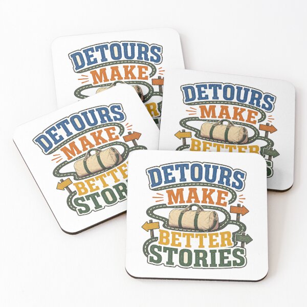 Item preview, Detours Make Better Stories designed and sold by aihrgdesign.