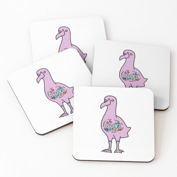 Item preview, Pink silhouette of albatross with plastic inside designed and sold by Ravioli-is-good.