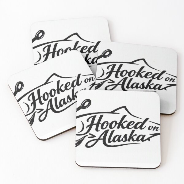 Item preview, Hooked On Alaska B&W designed and sold by CreativityAlive.