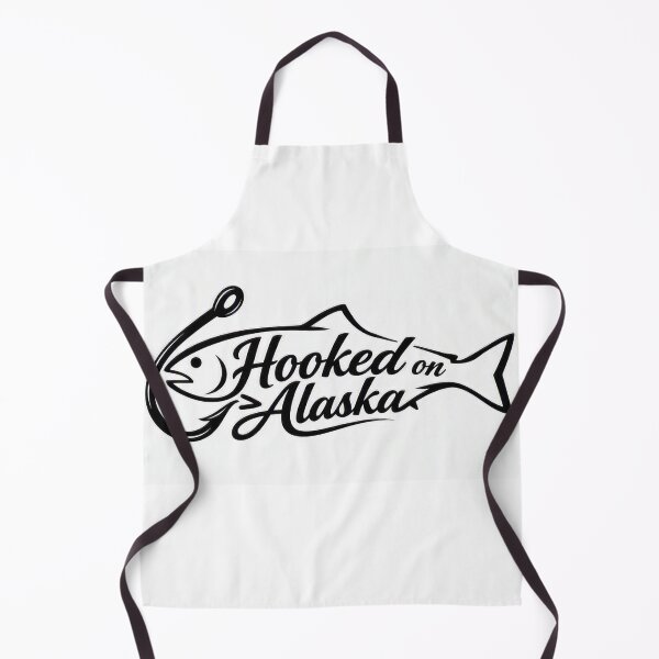 Item preview, Hooked On Alaska B&W designed and sold by CreativityAlive.