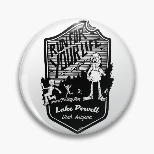 Item preview, Run For Your Life Coffee at Lake Powell in Utah and Arizona. designed and sold by John Morris Illustration.