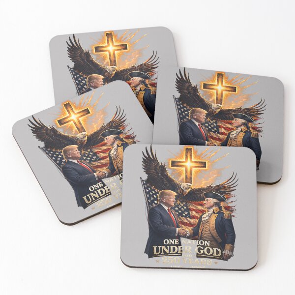 Item preview, 250 Years America Anniversary Trump Washington Christ Cross designed and sold by GreggRoss.