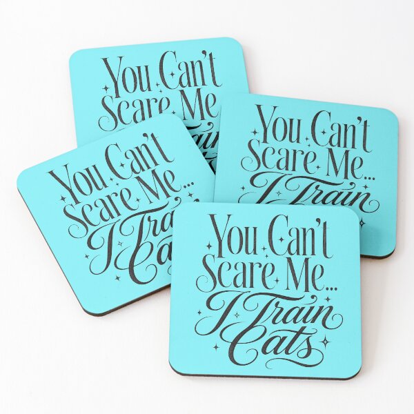 Item preview, You Can't Scare Me... I Train Cats designed and sold by Shy Fractal Designs.
