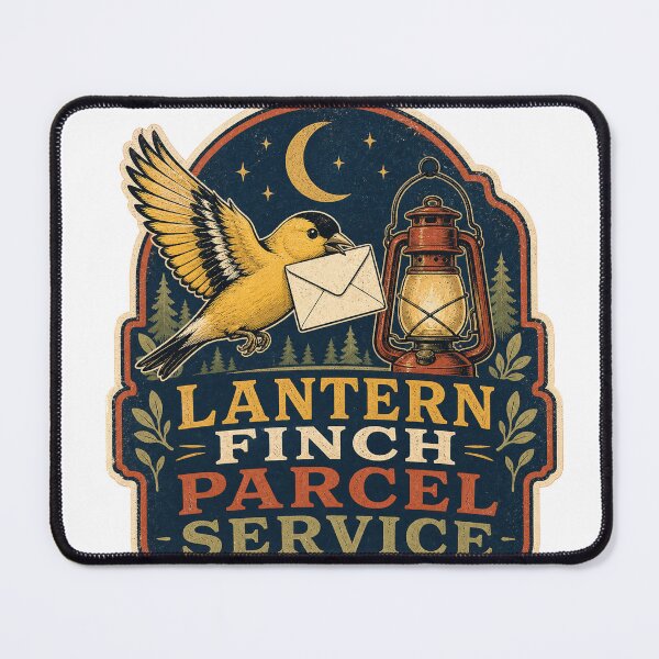 Item preview, Lantern Finch Parcel Service designed and sold by aihrgdesign.