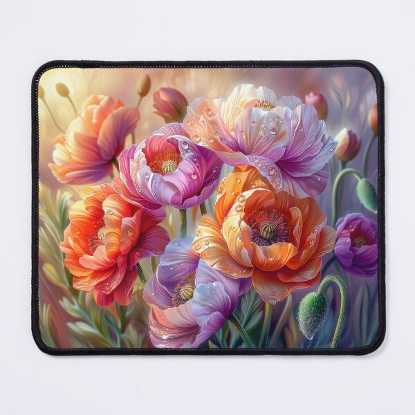 Item preview, Poppy Field with Dew Drops designed and sold by MargaretWiktor.