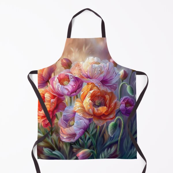 Item preview, Poppy Field with Dew Drops designed and sold by MargaretWiktor.