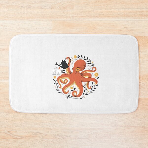 Item preview, Octopus Watering Flowers Garden Scene designed and sold by HesseCove.