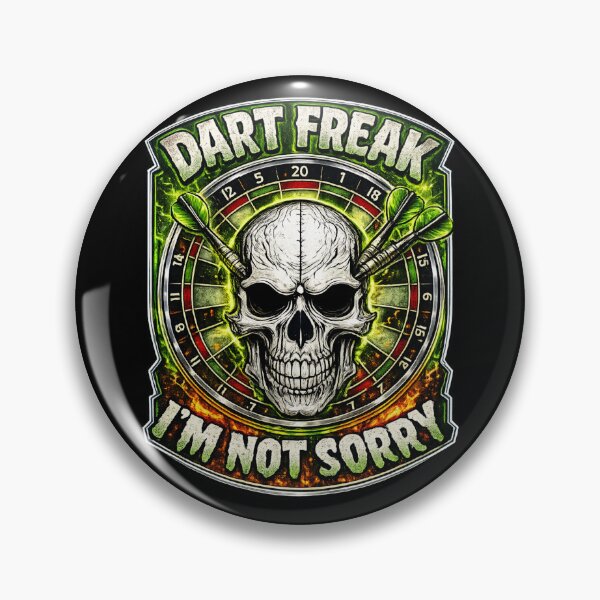 Item preview, Dart Freak I’m Not Sorry | Skull Dartboard Graphic Design designed and sold by Lasheets.