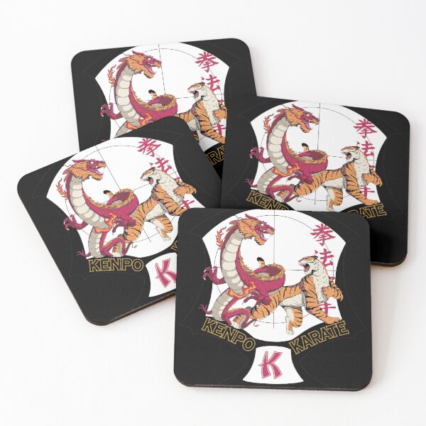 Item preview, American Kenpo Karate Dragon and Tiger Crest designed and sold by TypoEmporium.