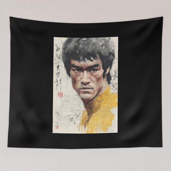 Item preview, Dragon Spirit Martial Arts Ink Portrait designed and sold by TypoEmporium.