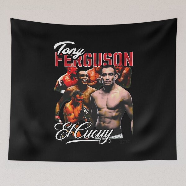 Item preview, Tony Ferguson El Cucuy Retro Vintage MMA Collage designed and sold by TypoEmporium.