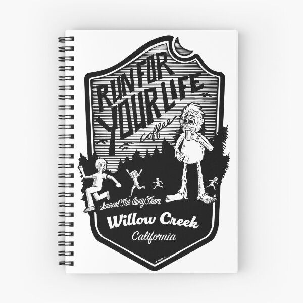 Item preview, Run For Your Life Coffee in Willow Creek California designed and sold by John Morris Illustration.