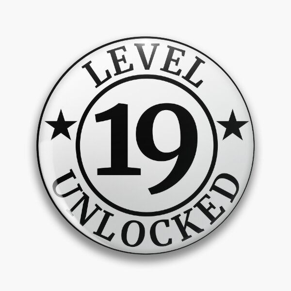 Item preview, Level 19 Unlocked | 19th Birthday Gamer designed and sold by highflycrafts.