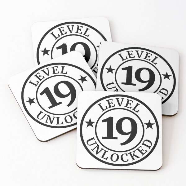 Item preview, Level 19 Unlocked | 19th Birthday Gamer designed and sold by highflycrafts.