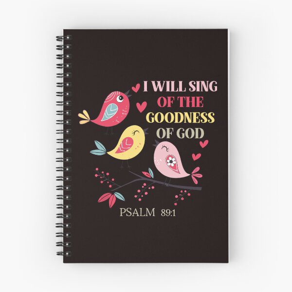 Item preview, Psalm 89:1 I Will Sing of the Goodness of God Christian Birds Vintage designed and sold by ChuyenSuperx.