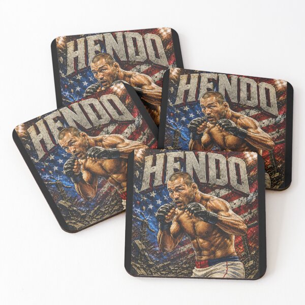 Item preview, American MMA Fighter Legend Hendo Poster Art designed and sold by TypoEmporium.