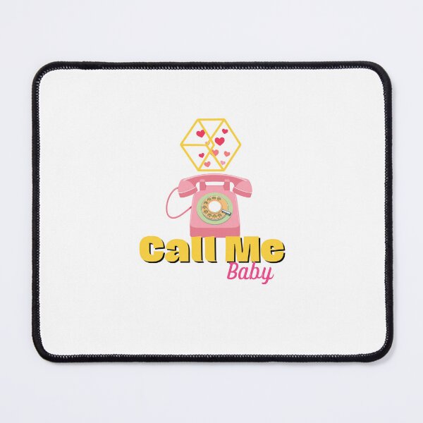 Item preview, EXO Call Me Baby Retro Pink Rotary Phone Pop Art Graphic designed and sold by Gameshalah's Designs Hub.