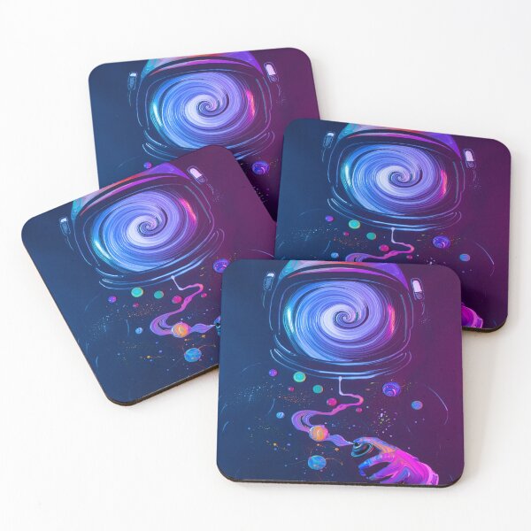 Item preview, Cosmic Astronaut Spray Painting Space Art designed and sold by XDesignStudio.