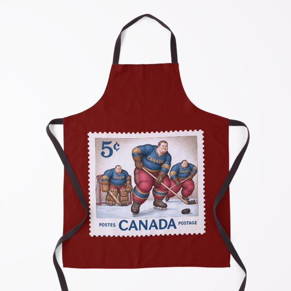Item preview, Vintage Canadian Hockey Postage Stamp – Retro Ice Hockey Art designed and sold by retrographics.