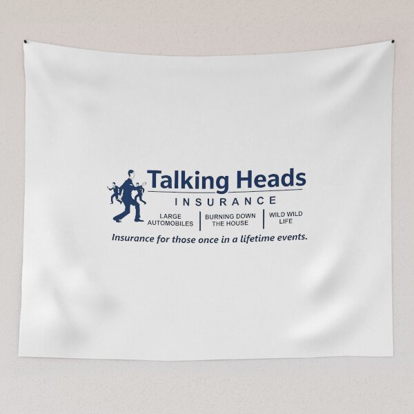 Item preview, Talking Heads Insurance Parody designed and sold by HesseCove.
