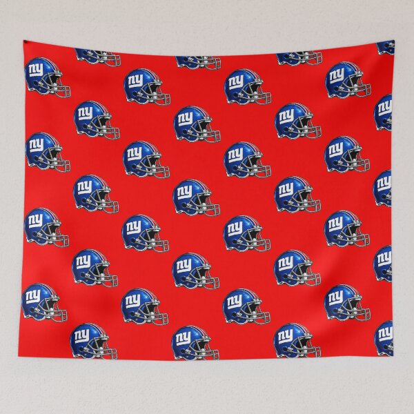 Item preview, New York Giants NFL Helmet Logo Drawing designed and sold by Luke Foran Sports Art.