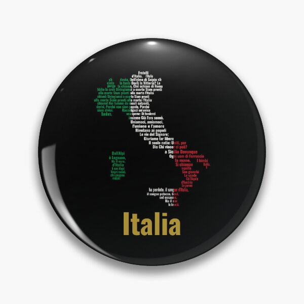Item preview, Italy map, national anthem text and flag colors typography designed and sold by JR78.