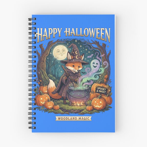 Item preview, Happy Halloween Cute Witch Fox Cauldron Woodland Magic Spooky & Sweet Art designed and sold by Evelashop.