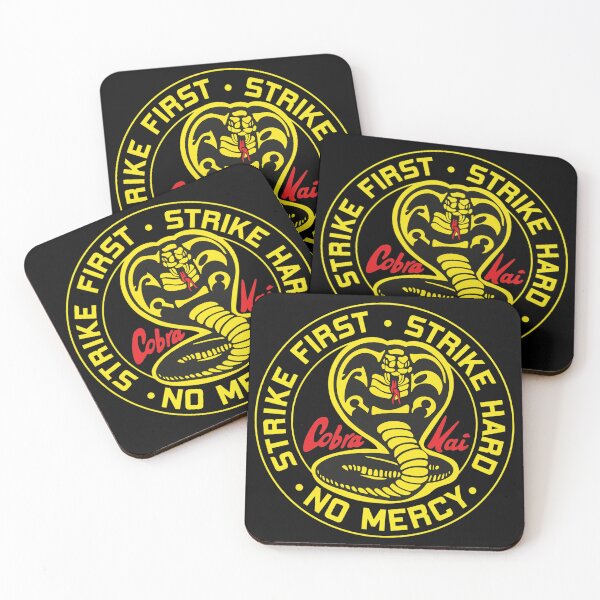 Item preview, No Mercy Karate Dojo Crest Yellow Snake designed and sold by TypoEmporium.