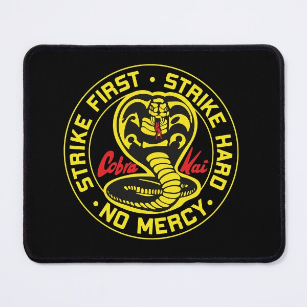 Item preview, No Mercy Karate Dojo Crest Yellow Snake designed and sold by TypoEmporium.