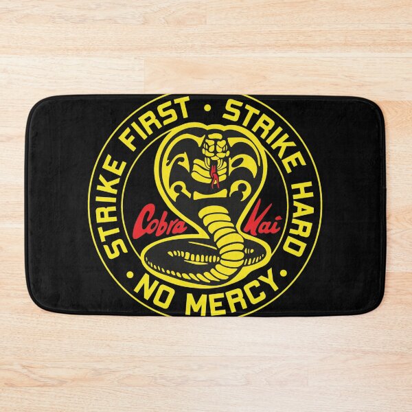 Item preview, No Mercy Karate Dojo Crest Yellow Snake designed and sold by TypoEmporium.