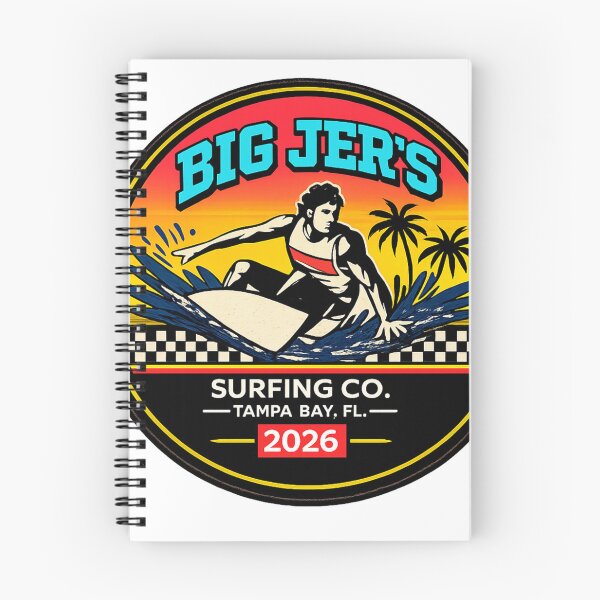 Item preview, Big Jer's Surfing Co. Orange Circle Logo 2026 designed and sold by JBDesigns21.