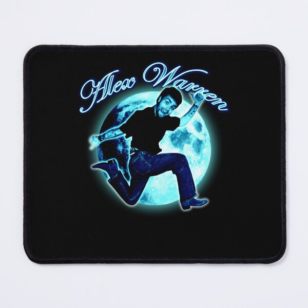 Item preview, Musician Jumping In Front Of Full Moon Blue Glowing Tour designed and sold by LensandLine.