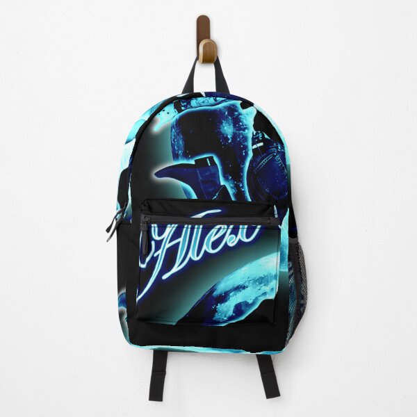 Item preview, Musician Jumping In Front Of Full Moon Blue Glowing Tour designed and sold by LensandLine.