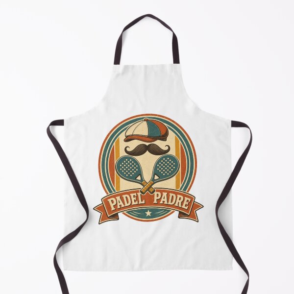 Item preview, Padel Padre Retro Padel Dad Badge designed and sold by BoosterShop.