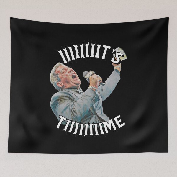 Item preview, It's Time MMA Announcer Iconic Phrase designed and sold by TypoEmporium.