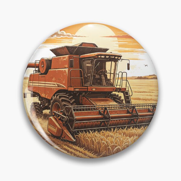 Item preview, If You Can Read This, You're Not Harvesting | Vintage Combine Harvester Farm Machine T-Shirt designed and sold by Mahilis.