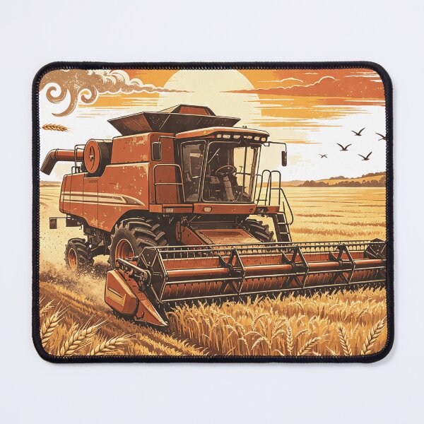 Item preview, If You Can Read This, You're Not Harvesting | Vintage Combine Harvester Farm Machine T-Shirt designed and sold by Mahilis.
