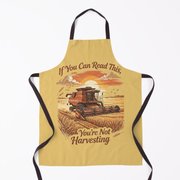 Item preview, If You Can Read This, You're Not Harvesting | Vintage Combine Harvester Farm Machine T-Shirt designed and sold by Mahilis.