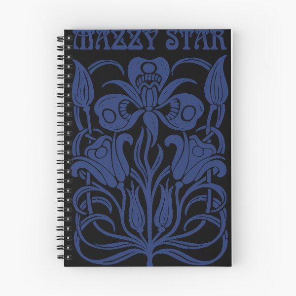 Item preview, Mazzy Star Vintage Art Nouveau Style into you Blue designed and sold by RetroVibeArty.