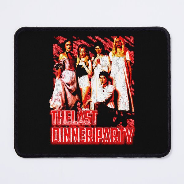 Item preview, The Last Dinner Party Group Portrait Red Glow Live Tour designed and sold by LensandLine.
