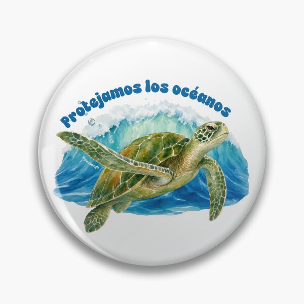 Item preview, Protejamos los océanos sticker designed and sold by DesignPMG.