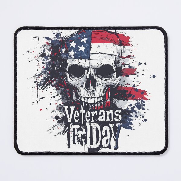 Item preview, Skull with American Flag designed and sold by Chris Art Printing.