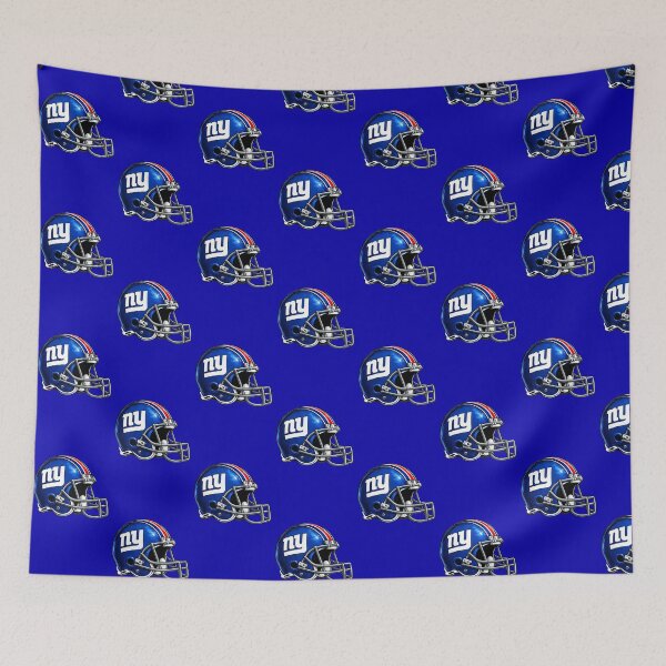 Item preview, New York Giants NFL Helmet Logo Drawing designed and sold by Luke Foran Sports Art.