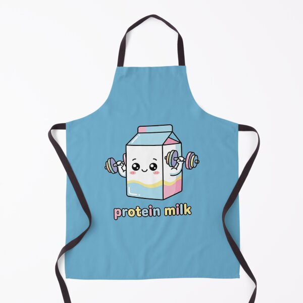 Item preview, Cute Protein Milk Kawaii PNG | Adorable Fitness Milk Carton Cartoon clipart designed and sold by morning sun.