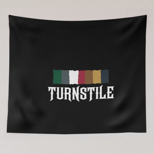 Item preview, Turnstile Color Block Typography designed and sold by HesseCove.