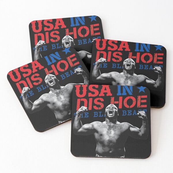 Item preview, Black Beast USA In Dis Hoe MMA Fighter designed and sold by Inkirra.