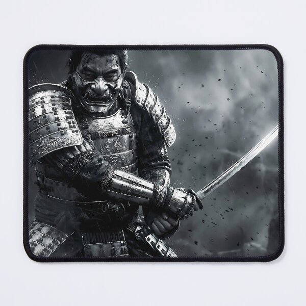 Item preview, Black and White Monochrome Samurai Katana designed and sold by GalleryBrisArt.