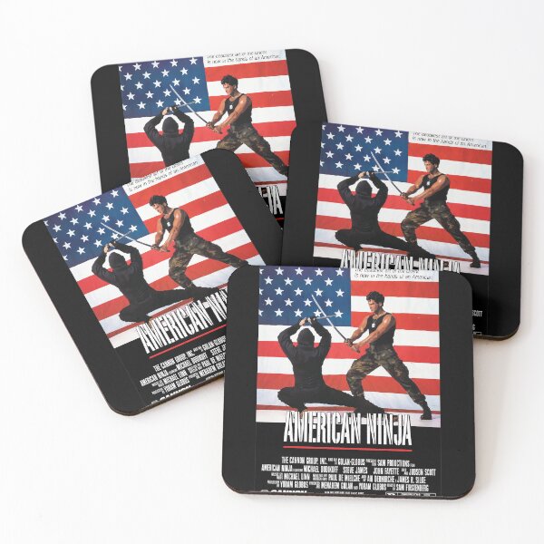 Item preview, American Ninja 1985 Retro Movie Poster Art designed and sold by Inkirra.
