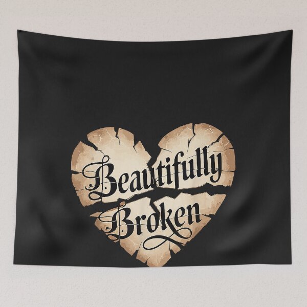 Item preview, Beautifully Broken Christian Quote designed and sold by CriseldaBruning.